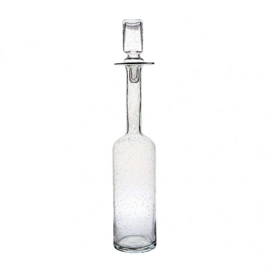 Vase Clear Decanter - Tall Dimond Home