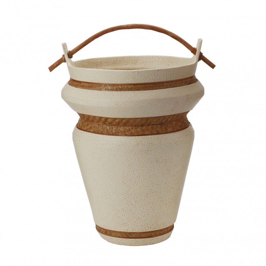 Vase Tofu Urn Dimond Home