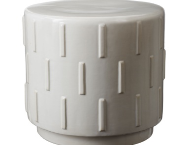 Hocker White Tread Petzen Dimond Home (Hocker)