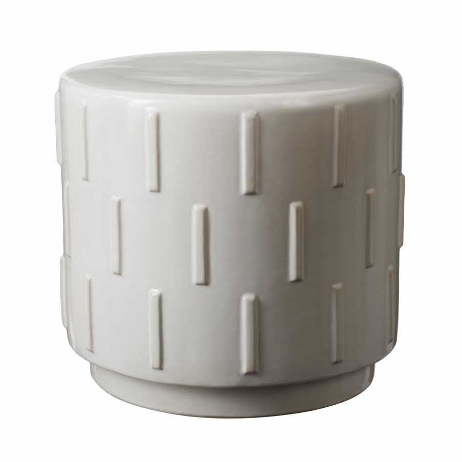 Hocker White Tread Petzen Dimond Home