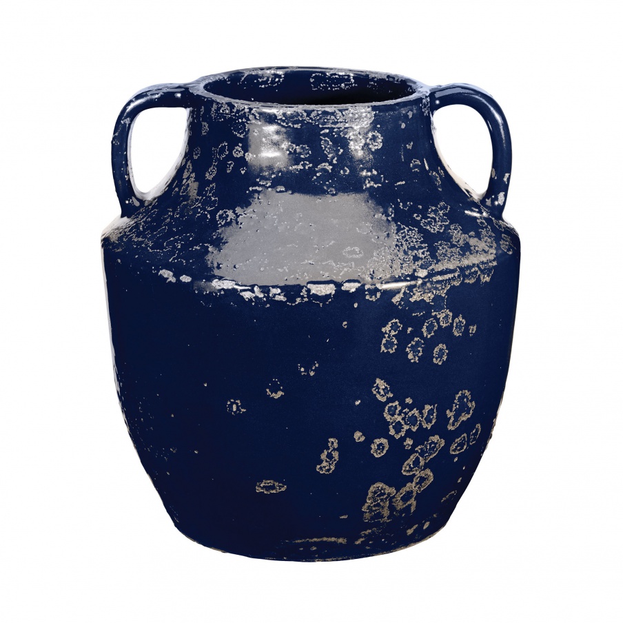 Vase Rustic Midnight Handled Jug Dimond Home