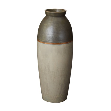 Vase Olive Fire Line Vase - Large
