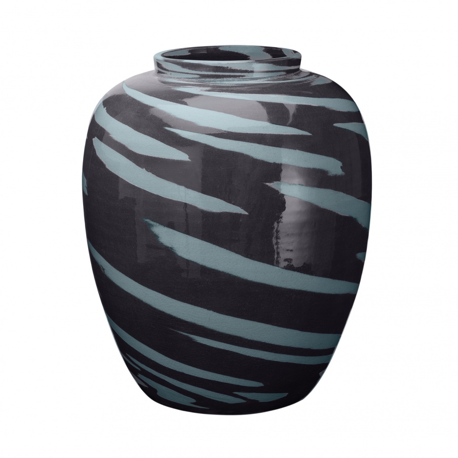 Vase Sea Tiger Churn Dimond Home