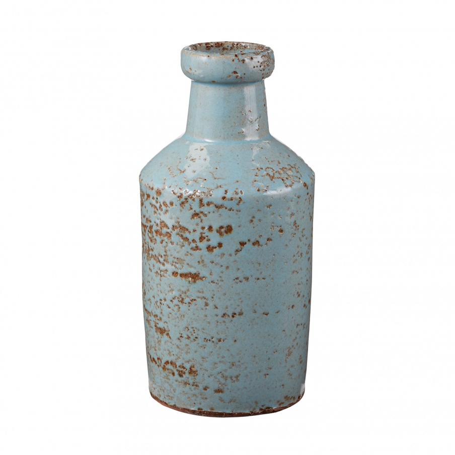 Vase Rustic Persian Milk Bottle Dimond Home
