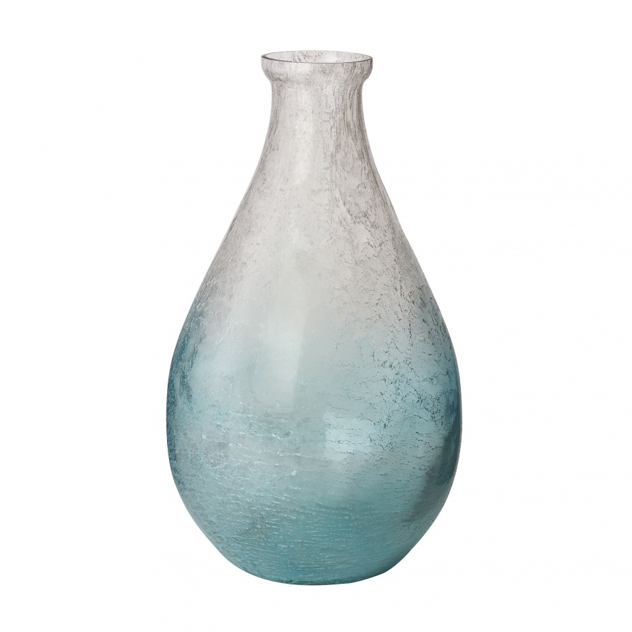 Vase Ombre Glacier Teardrop Vase Dimond Home