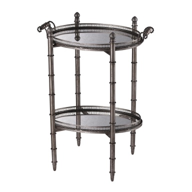 Tisch Tyrella Silver Tray Table