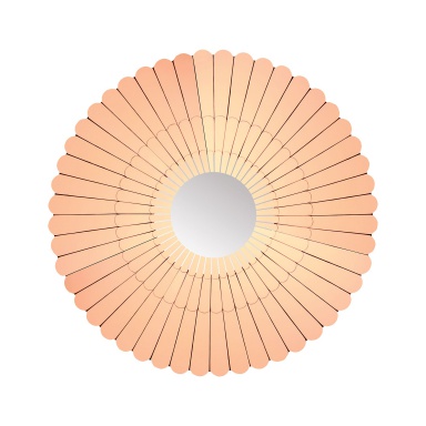 Wandhalter Illyria Wall Mirror With Copper Mirror Frame