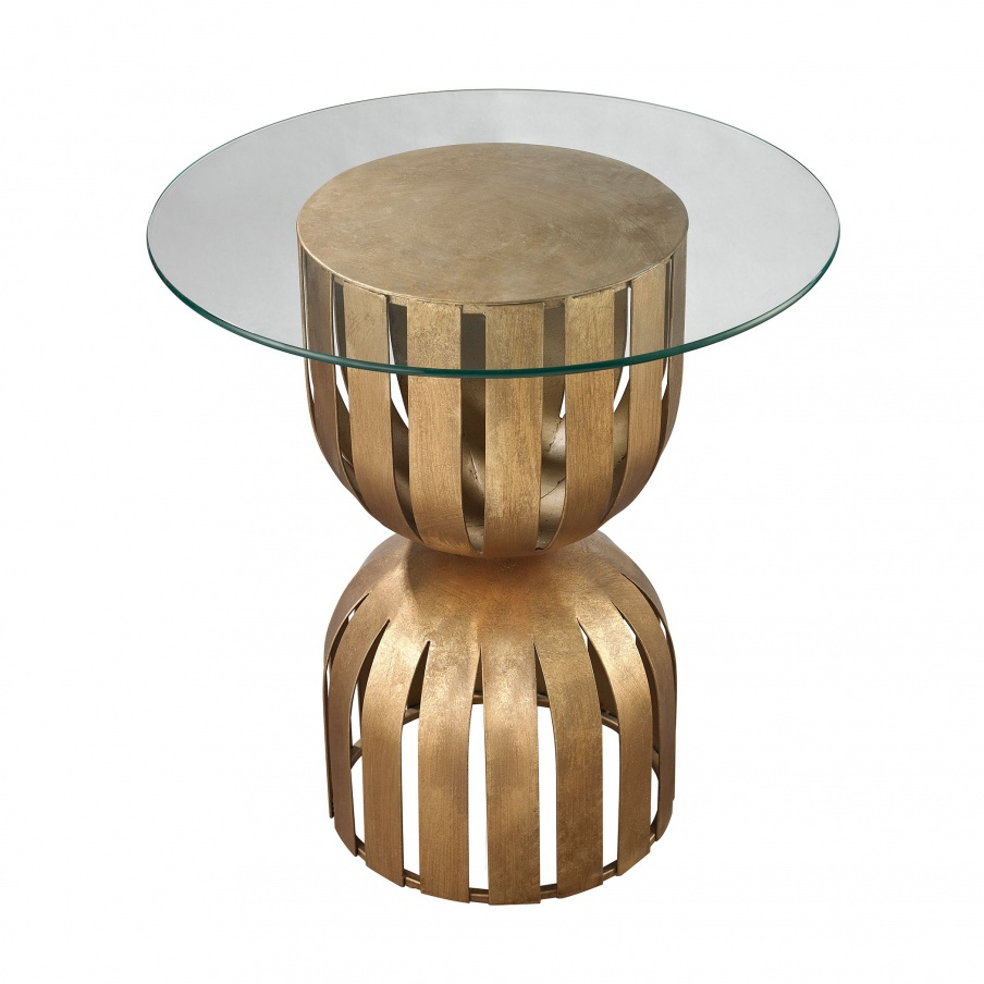 Tisch Gold Leaf Olympia Side Table Dimond Home