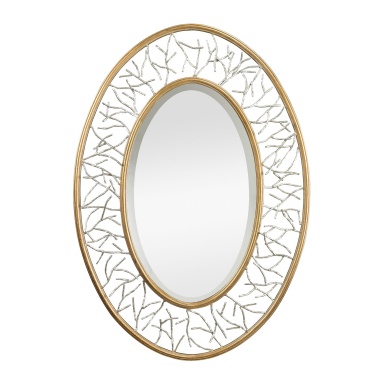 Wandhalter Canonford Metal Frame Branch Framed Mirror