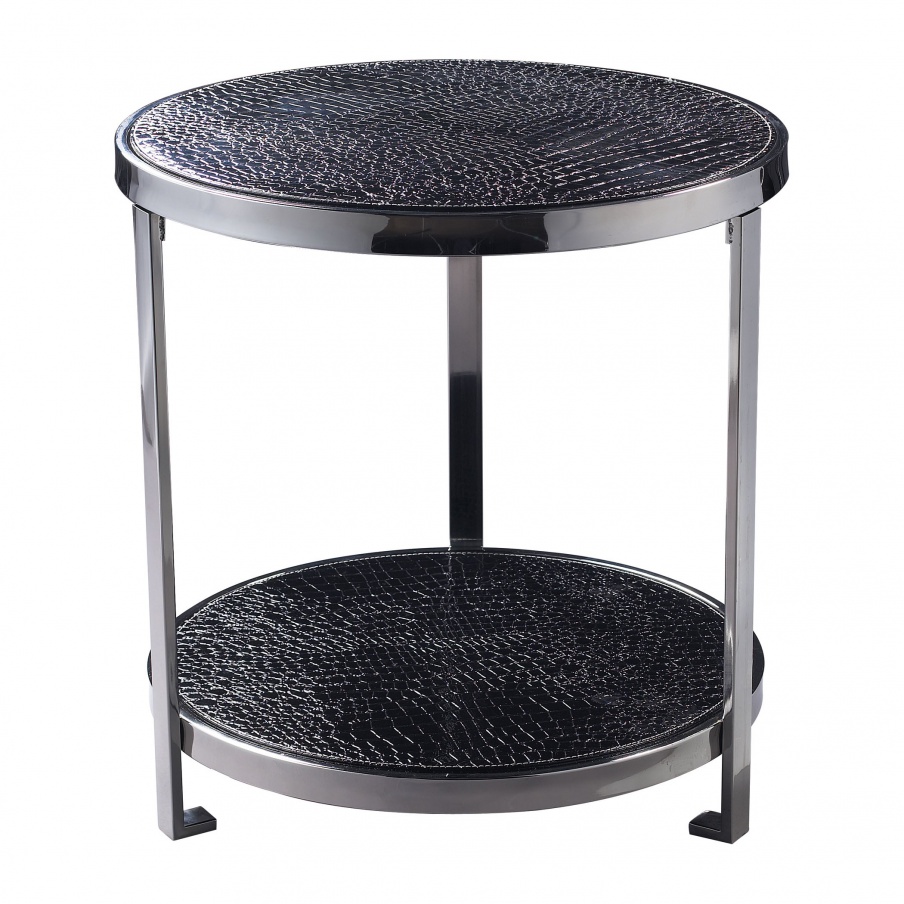 Tisch Black Croc Coffee Table Dimond Home
