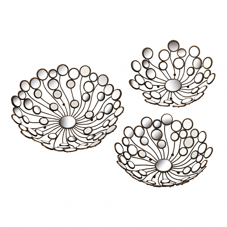 Vase für Kleinteile Set Of 3 Mirrored Bowls Dimond Home
