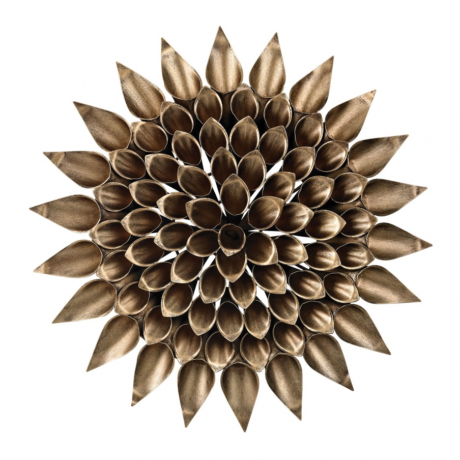 Wand-Dekor-Metal Dandelion Wall D Dimond Home