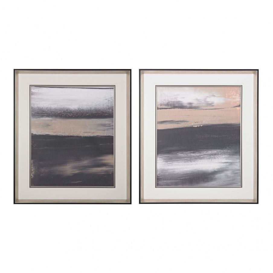 Muster Glide I, II - Limited Edition Print On Fine Art Paper Under Glass Dimond Home