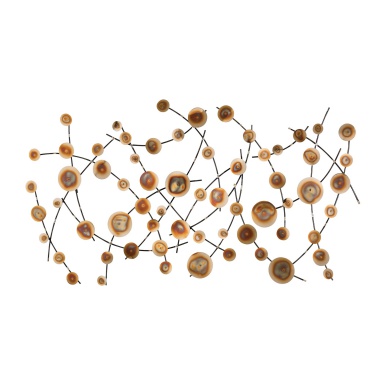 Wand-Dekor-Vibrant Alignment Metal Wall D