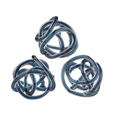 Zubehör Navy Blue Glass Knot