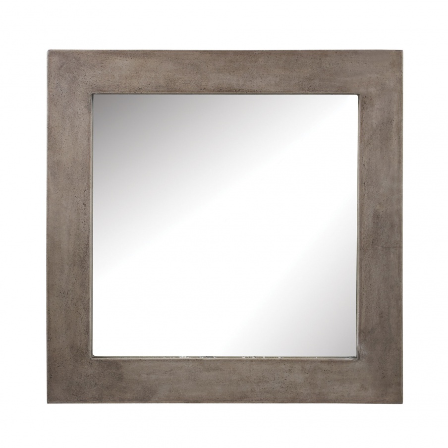 Wand-Cubo Cement Mirror Dimond Home