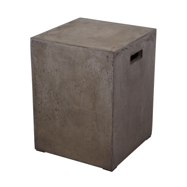 Hocker Square Handled Concrete Stool