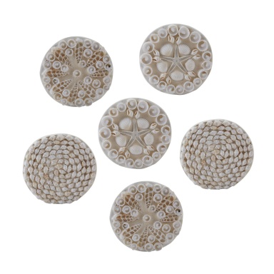 Zubehör Set of 6 Shell Coasters