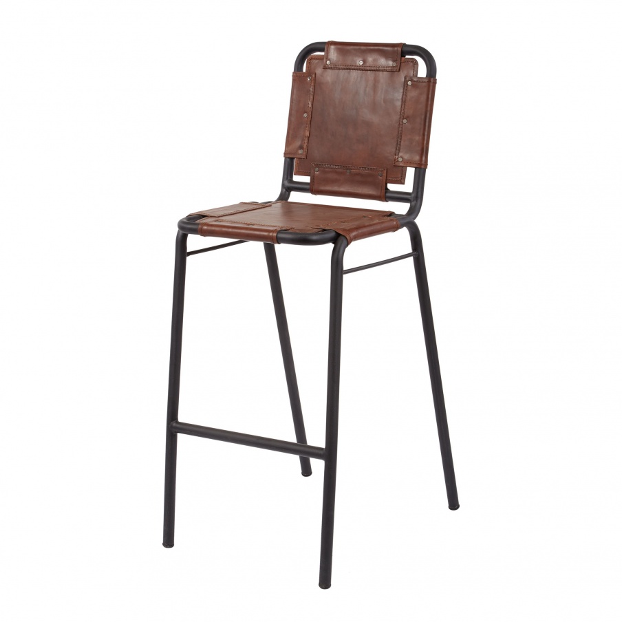Hocker Industrial Bar Stool Dimond Home
