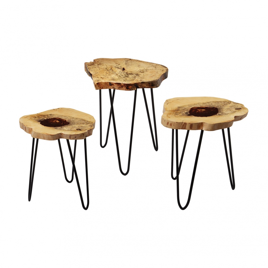 Tisch Teak Nesting Tables Dimond Home