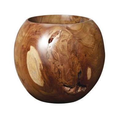 Vase für Kleinteile Small Bowl Teakholz