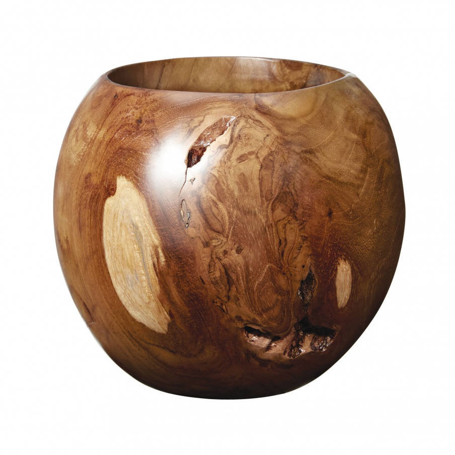 Vase für Kleinteile Small Bowl Teakholz Dimond Home