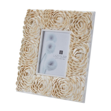 Bilderrahmen 5X7 Natural Shell Flower Pattern Frame