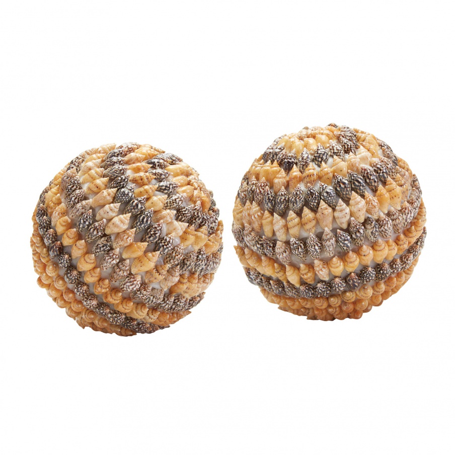Zubehör Brown Shell Ball Dimond Home