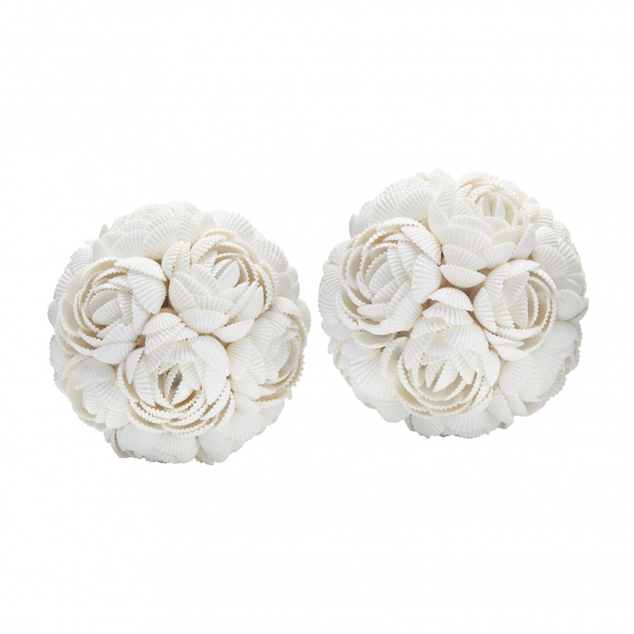 Zubehör White Shell Ball Dimond Home