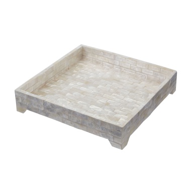 Behälter Square Capiz Tray