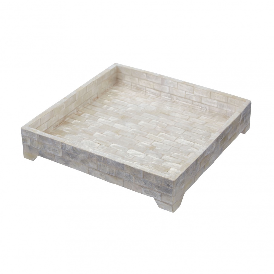 Behälter Square Capiz Tray Dimond Home