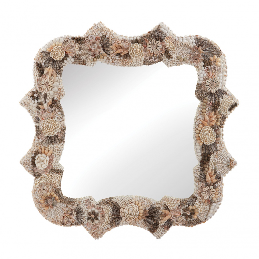 Wall Square Antoinette Shell Mirror Dimond Home