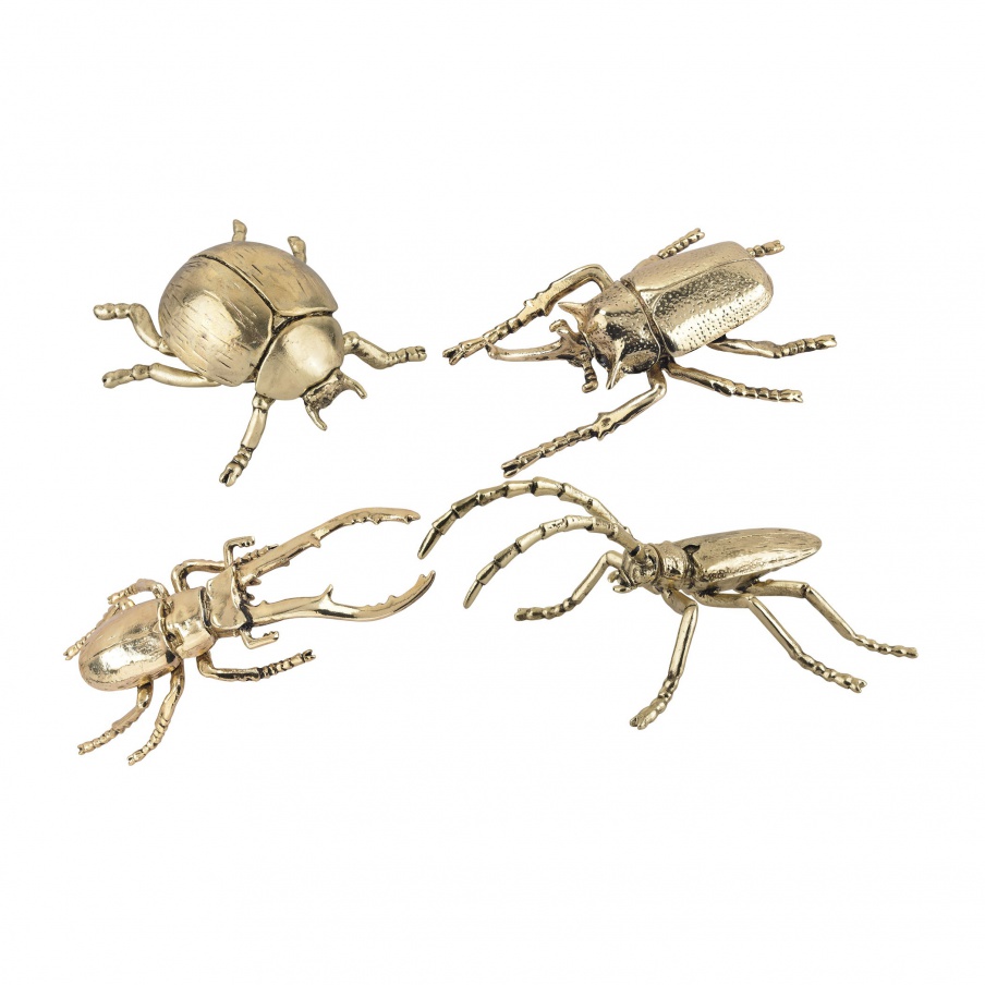 Zubehör Hand Forged Gold Insects Dimond Home