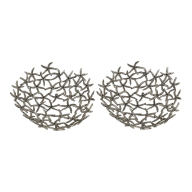 Zubehör Hand Forged Silver Starfish Bowl