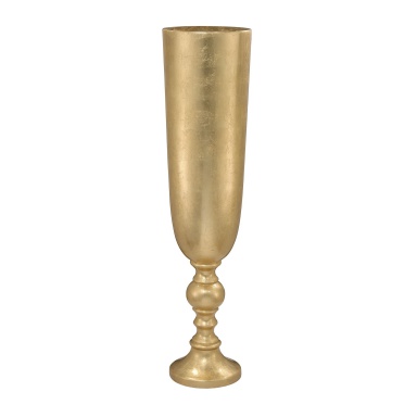 Zubehör Narrow Urn Gold Leaf Planter