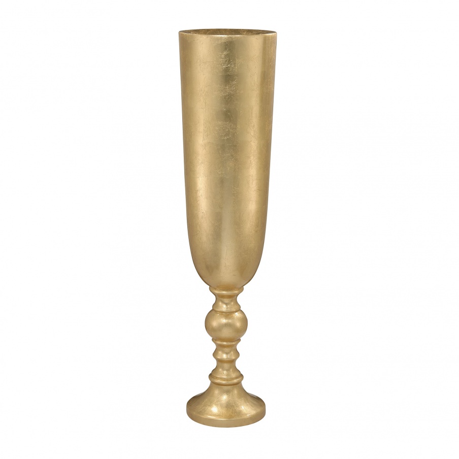 Zubehör Narrow Urn Gold Leaf Planter Dimond Home
