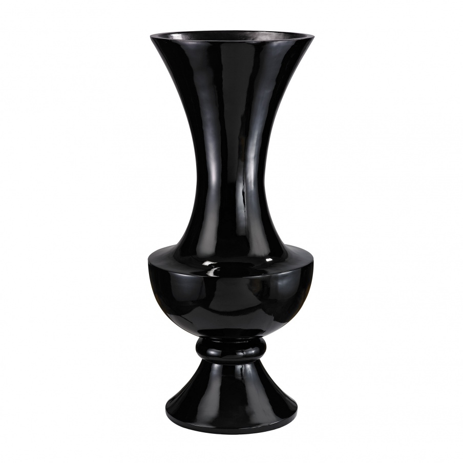 Zubehör Wide Urn Gloss black Planter Dimond Home