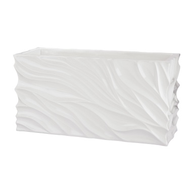 Pflanzgefäß Swirl Table Planter - White