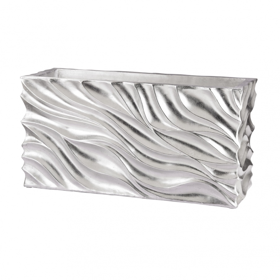 Pflanzgefäß Swirl Table Planter - Silver Leaf Dimond Home