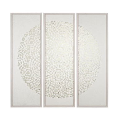 Wand-Dekor Natural Fiber Triptych