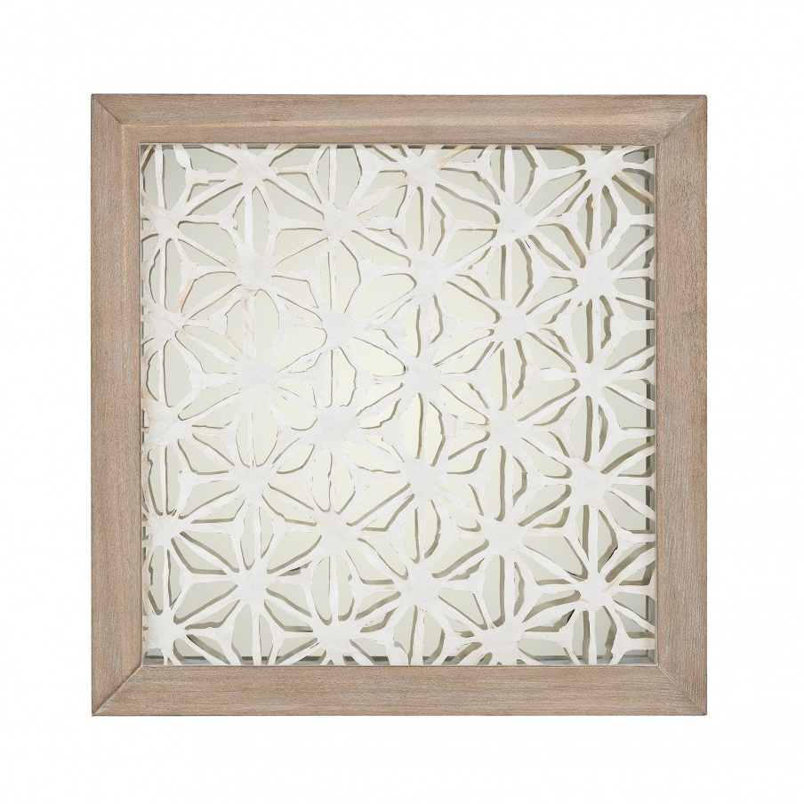 Wand-Dekor Natural Fibers On Foil Wall D Dimond Home