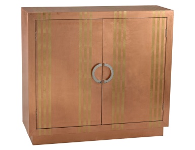Kommode Gold Copper Stripe Cabinet Dimond Home