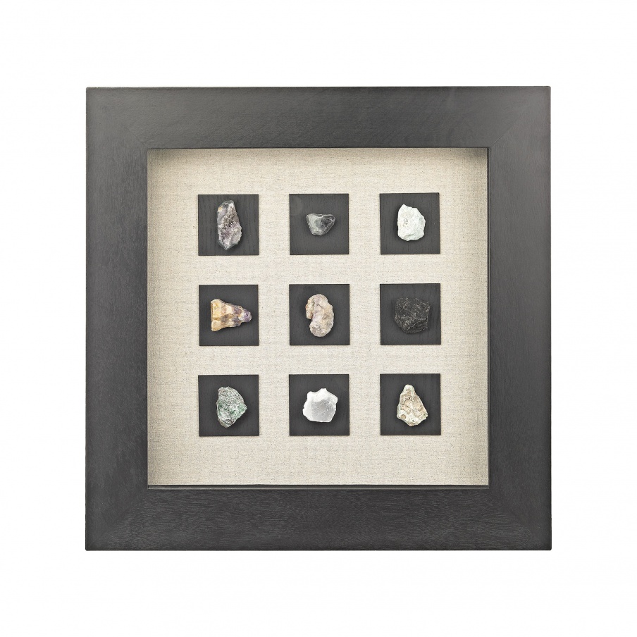 Wand-Dekor Green Agate Shadow Box Dimond Home