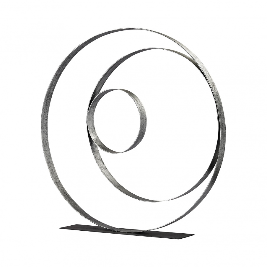 Zubehör Aged Silver Sculpture Dimond Home