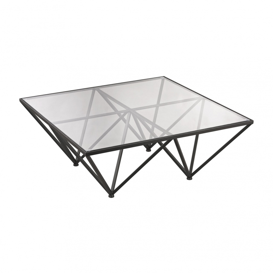 Tisch Geometric Coffee Table Dimond Home