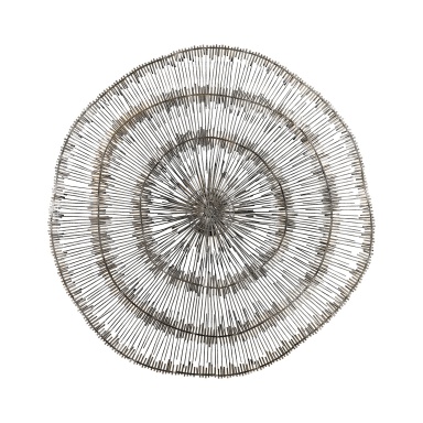 Wand-Dekor-Wire Pewter Supernova Wall