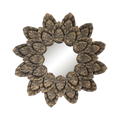 Wandhalter Metallic Petal Sourround Mirror