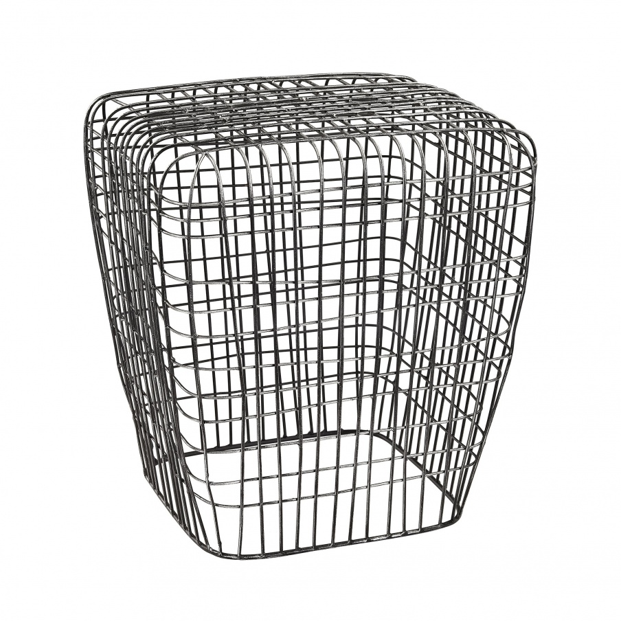 Hocker Woven Wire Stool Dimond Home