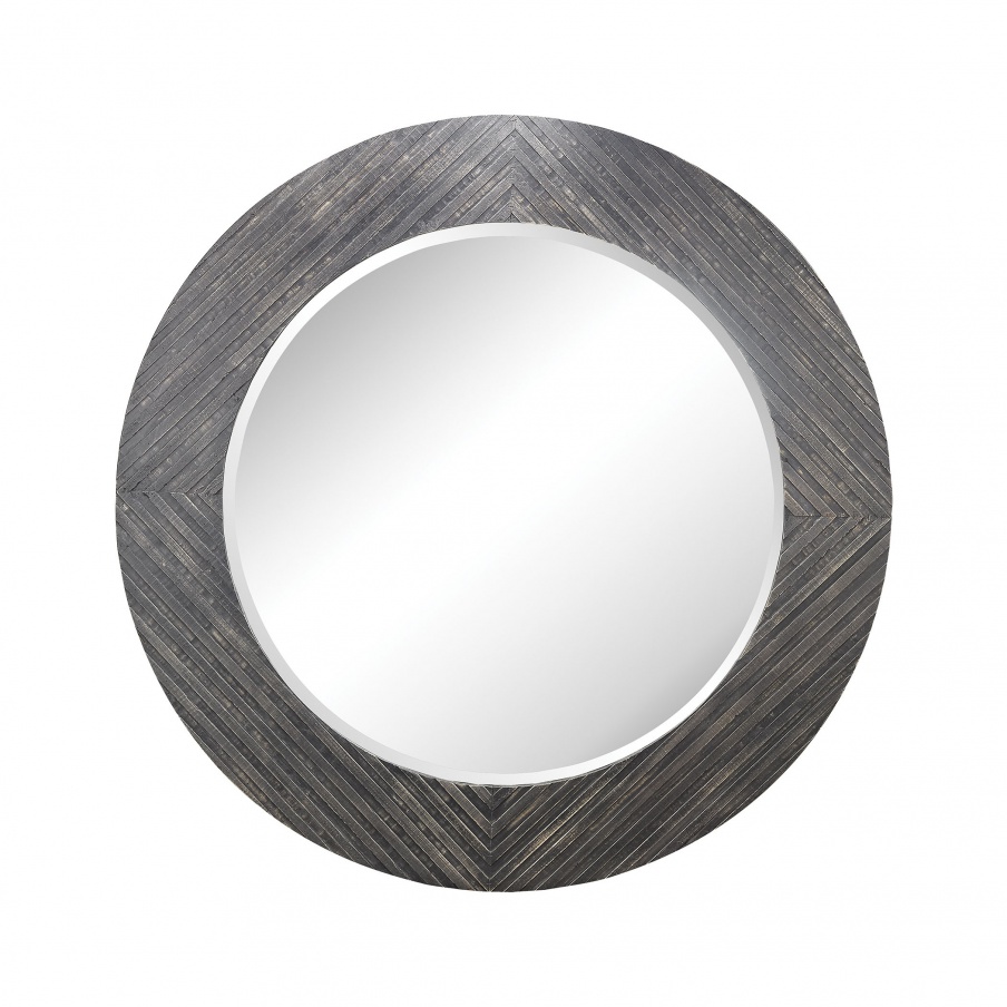 Wandhalter Einrichtungen Für Den Blackwall Wood Framed Wall Mirror In Black Ash Dimond Home
