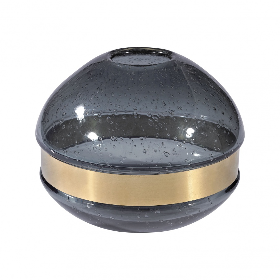 Vase Banded Globe Vase Dimond Home